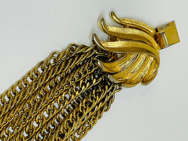 Trifari Multi Strand Bracelet Devil's Details